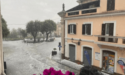 Nubifragio a piazza Sempione