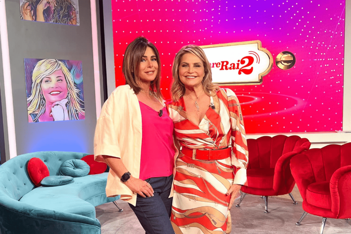 Paola Perego e Simona Ventura a Citofonare Rai 2