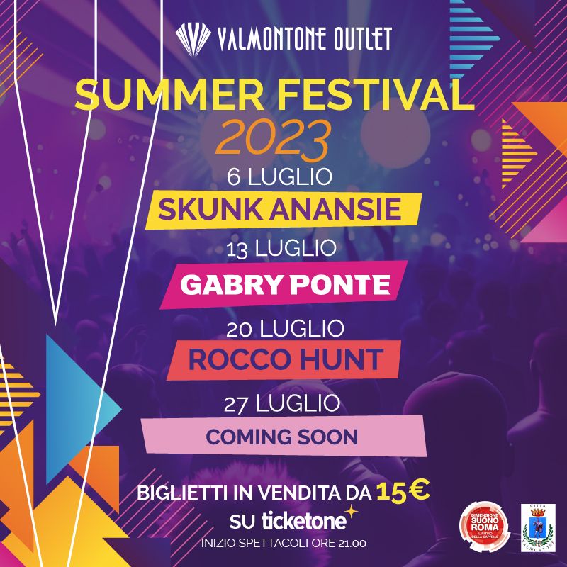 Il Summer Festival 2023 Valmontone