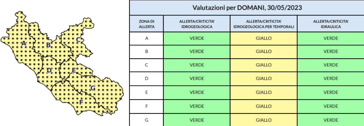 Allerta meteo Roma oggi 30 maggio 2023