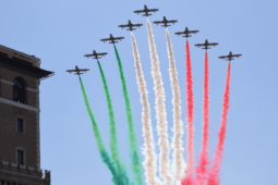 frecce tricolore su roma