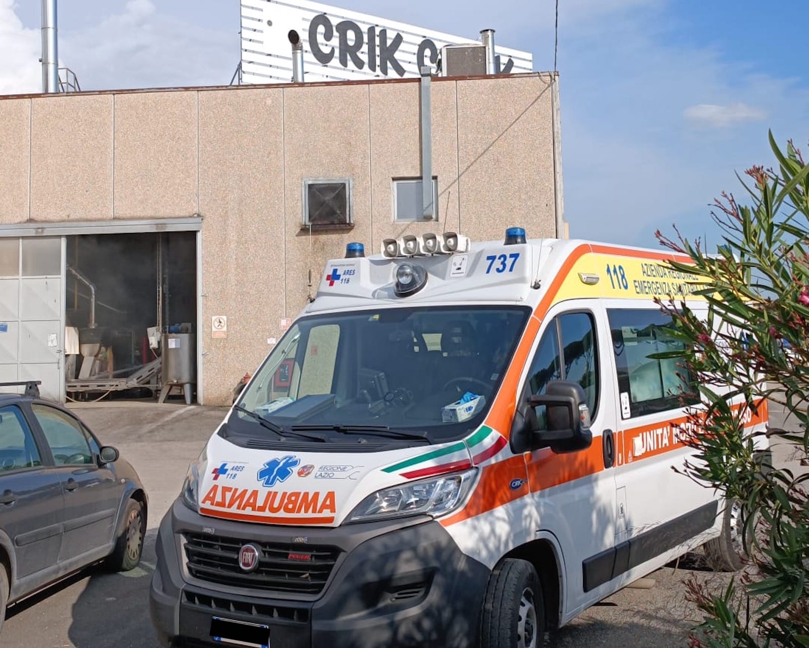 pomezia incendio crik crok