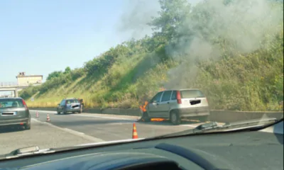 Auto a fuoco Pontina