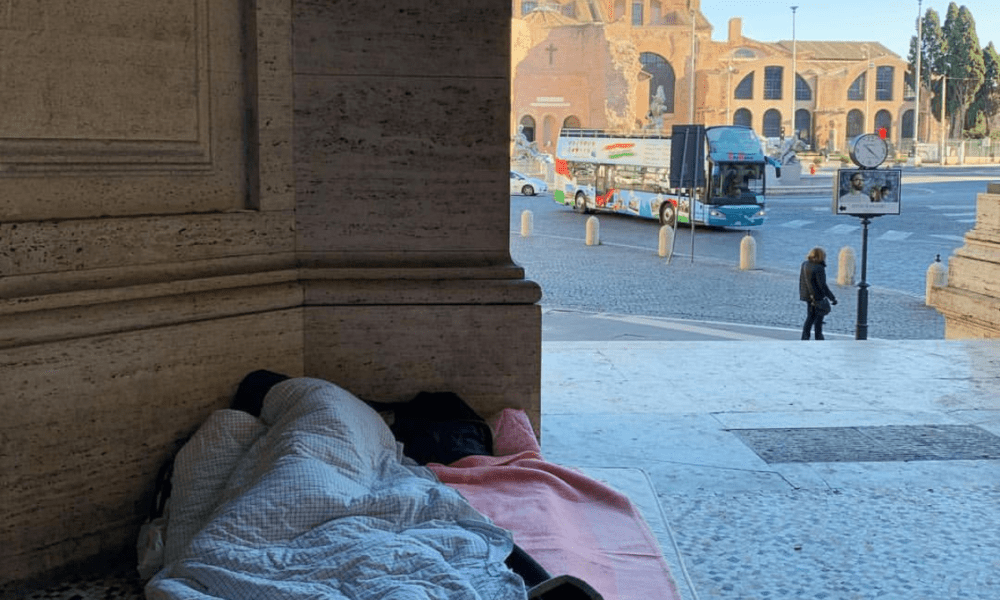 senzatetto a roma