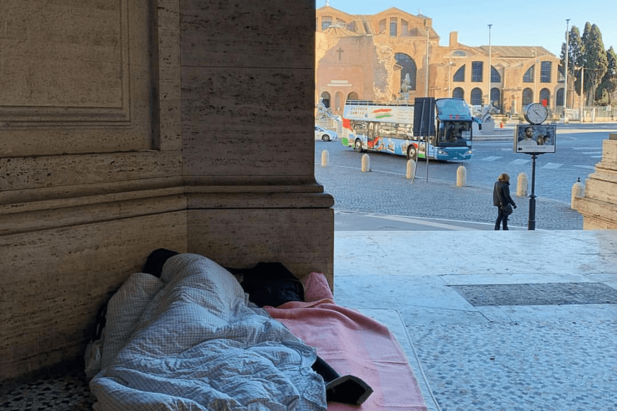 senzatetto a roma