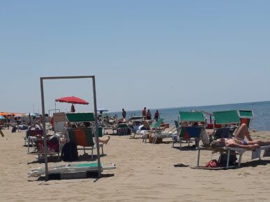 Spiaggia di Passoscuro a fine maggio