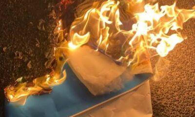 striscione Lulic bruciato dai romanisti