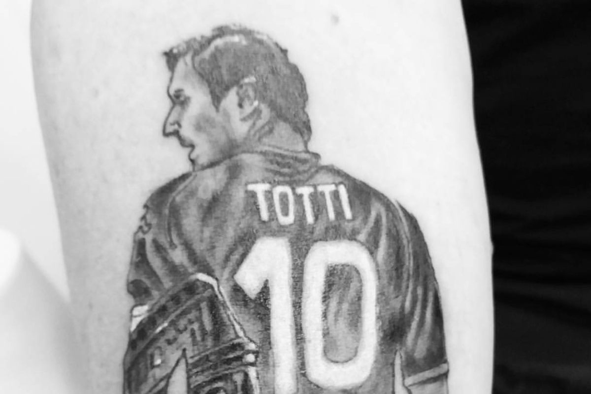 tatuaggio francesco totti