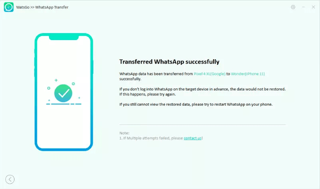 whatsapp transfer