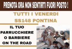 Parrucchiere e barbiere on the road sulla Pontina