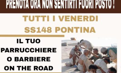 Parrucchiere e barbiere on the road sulla Pontina