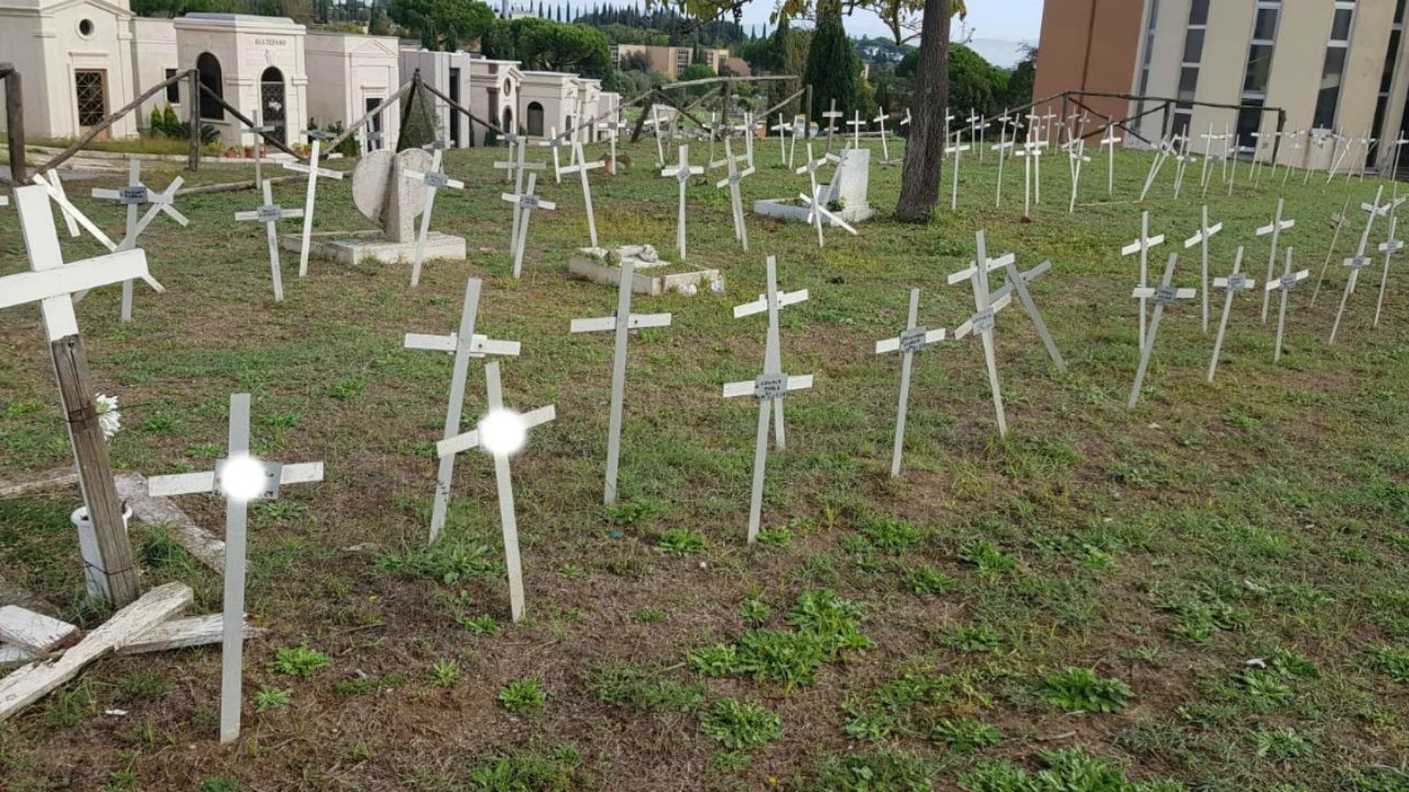 Cimitero dei feti al Flaminio