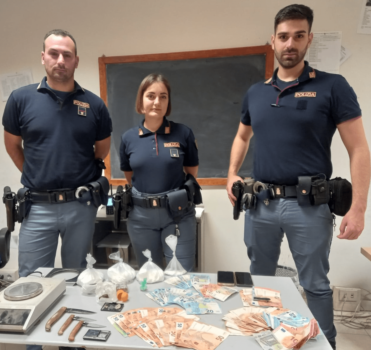 Droga recuperata dalla polizia