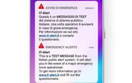 IT-Alert, primo test regionale in Toscana