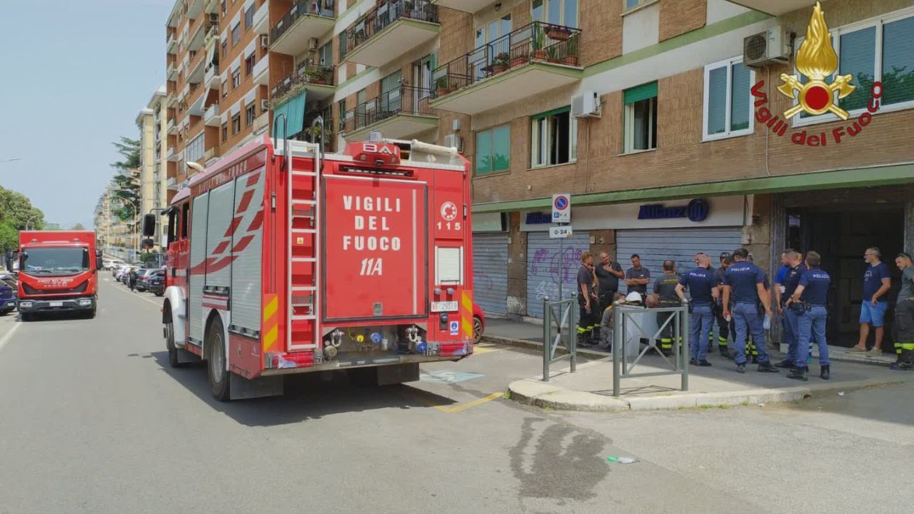 Incendio Montagnola a Roma