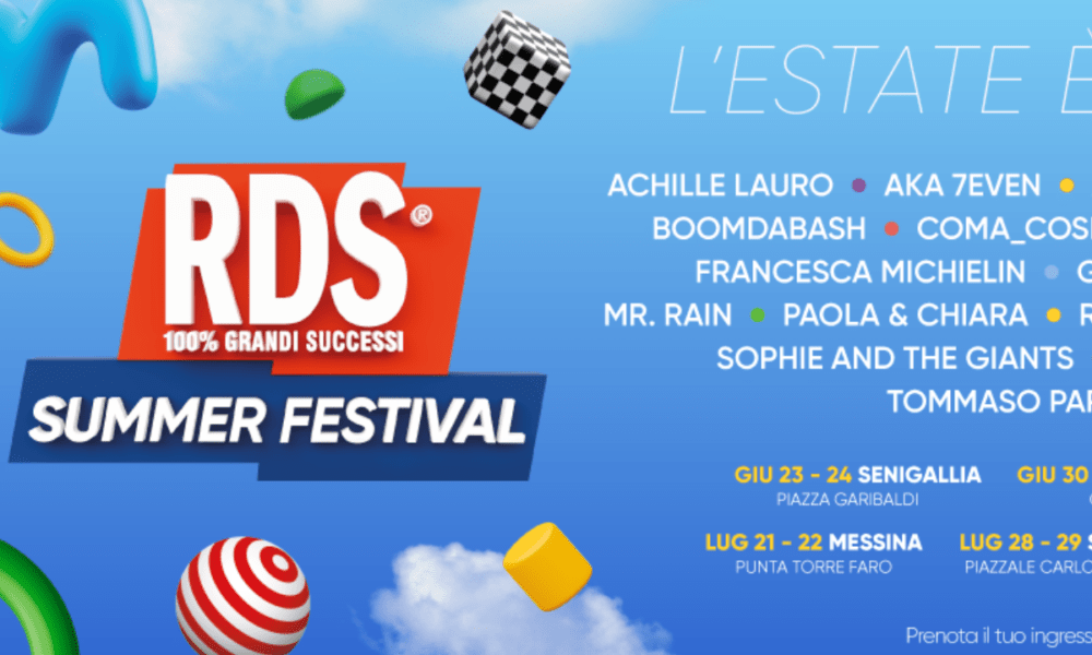 RDS Summer Festival 2023 a Sabaudia: ecco quando e gli artisti RDS Summer Festival 2023 a Sabaudia: ecco quando e gli artisti