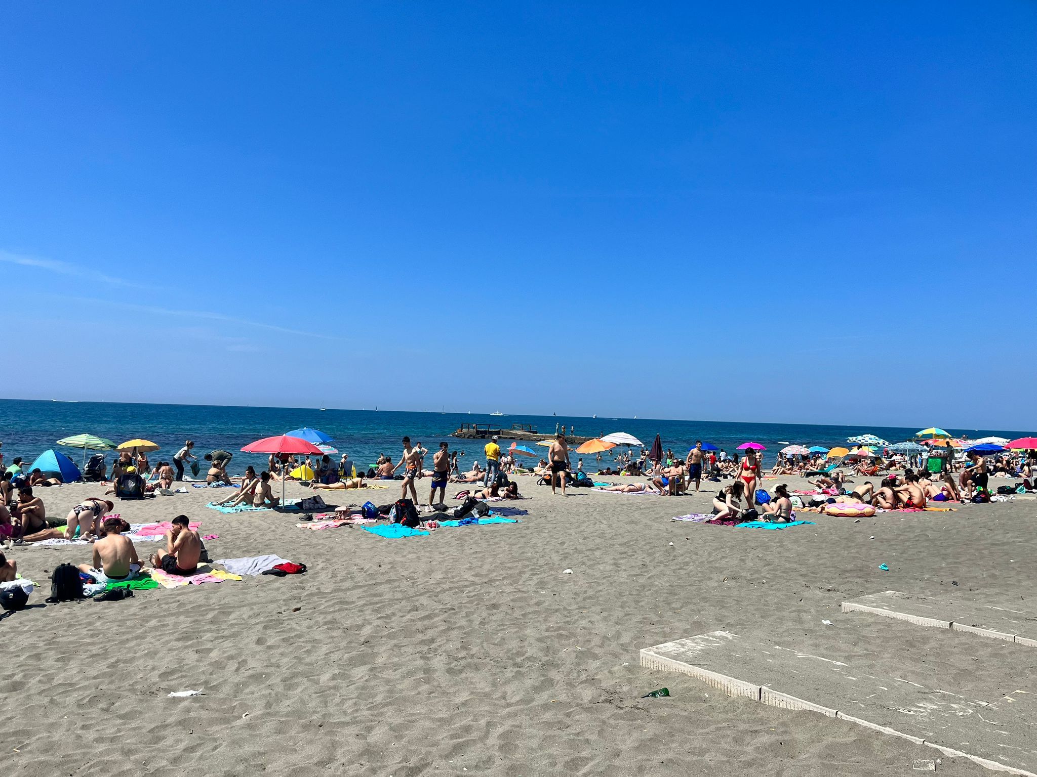 Spiaggia libera ex colonia Vittorio Emanuele Ostia
