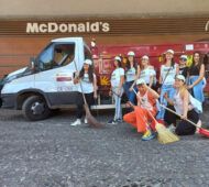 Volontari McDonald's Roma Corso Francia