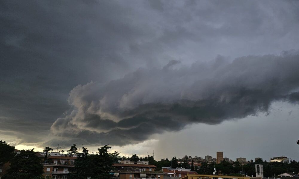 Temporale a Roma