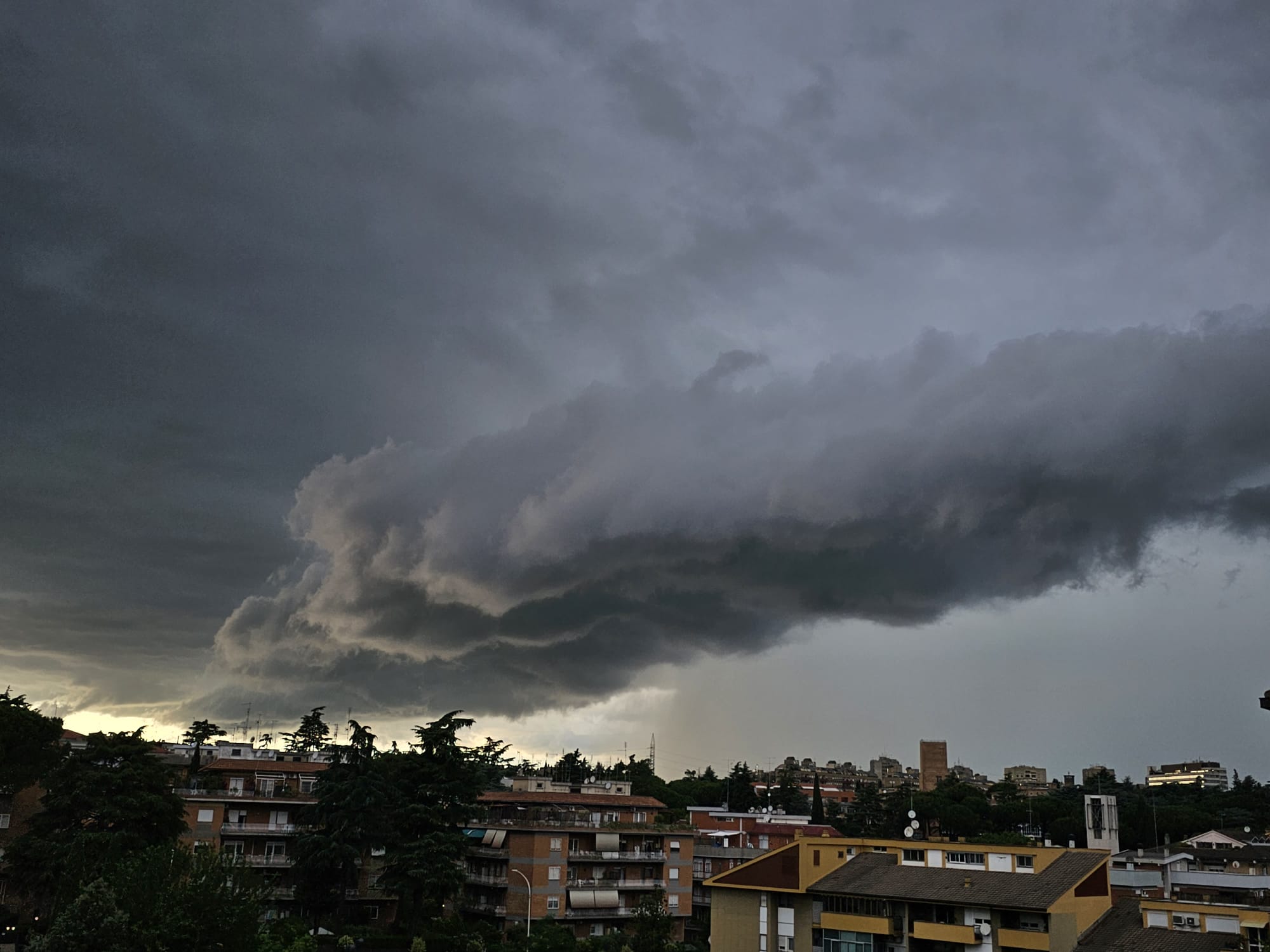 Temporale a Roma