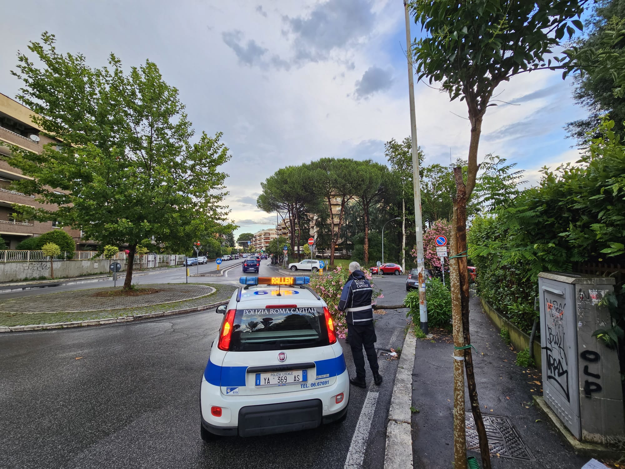 nubifragio a Roma