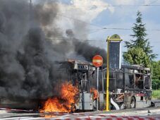 bus a fuoco