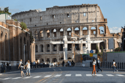 cantiere metro c a Colosseo