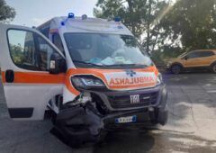 Incidente auto ambulanza Ardea