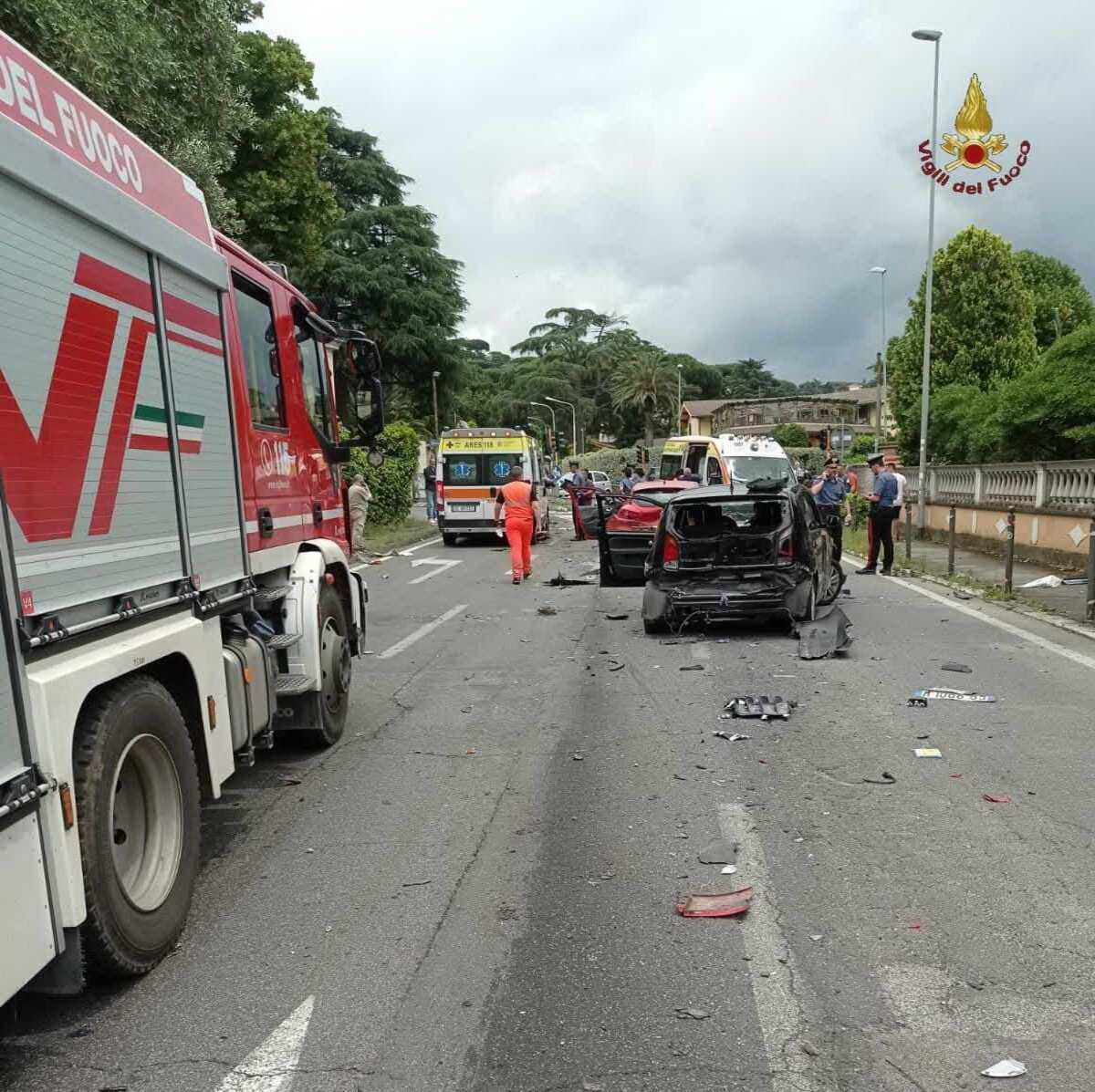 incidente grottaferrata