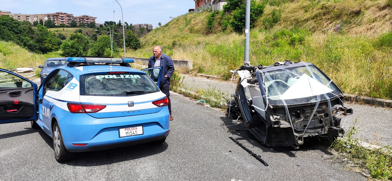 marco doria con la polizia