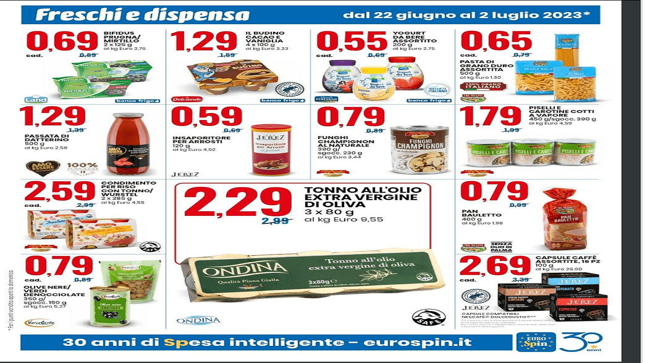 offerte e sconti Eurospin