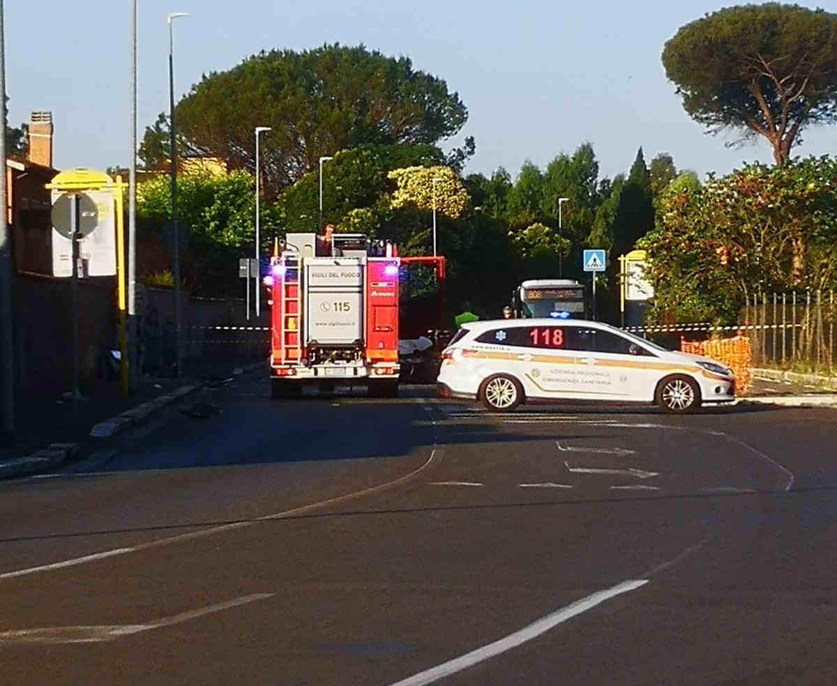 Incidente Via della Pisana oggi 25 giugno 2023