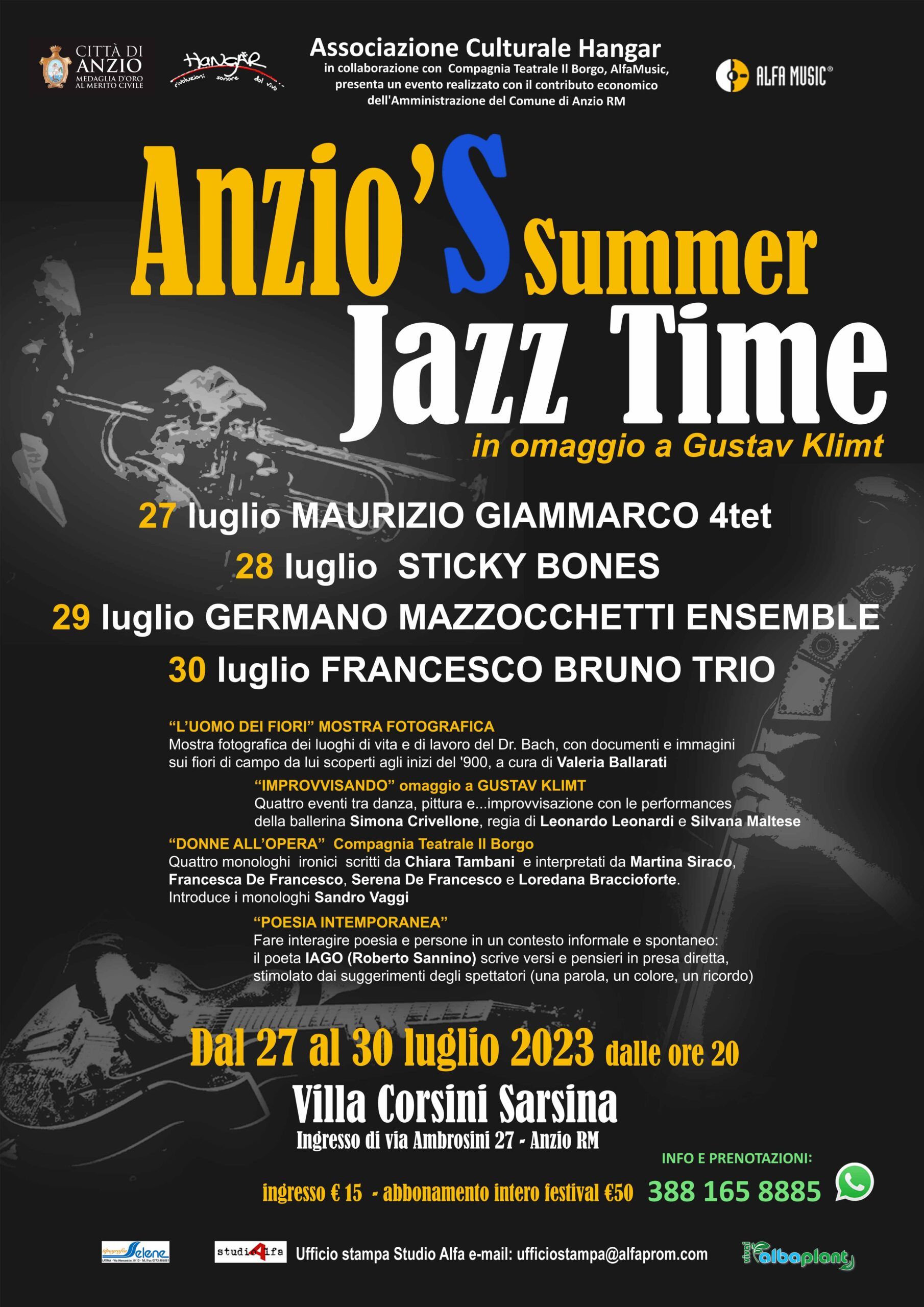 ANZIO'S SUMMER JAZZ TIME