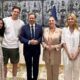 Giulia De Lellis con il capo di Stato israeliano