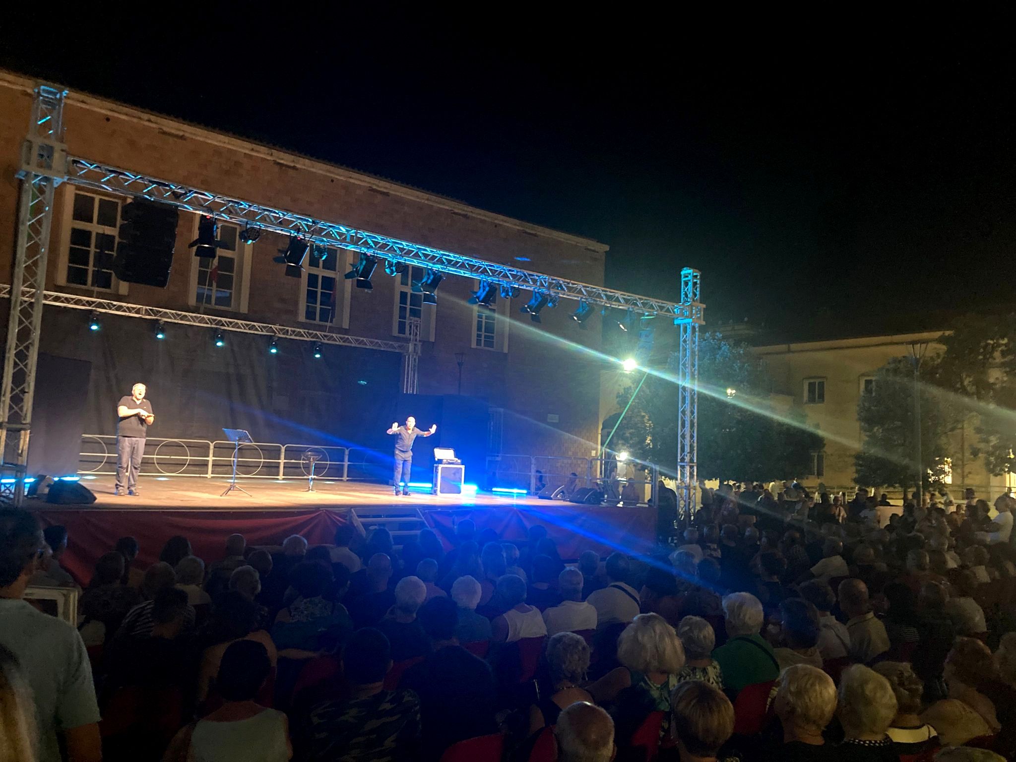 Il palco di San Benedetto a Pomezia