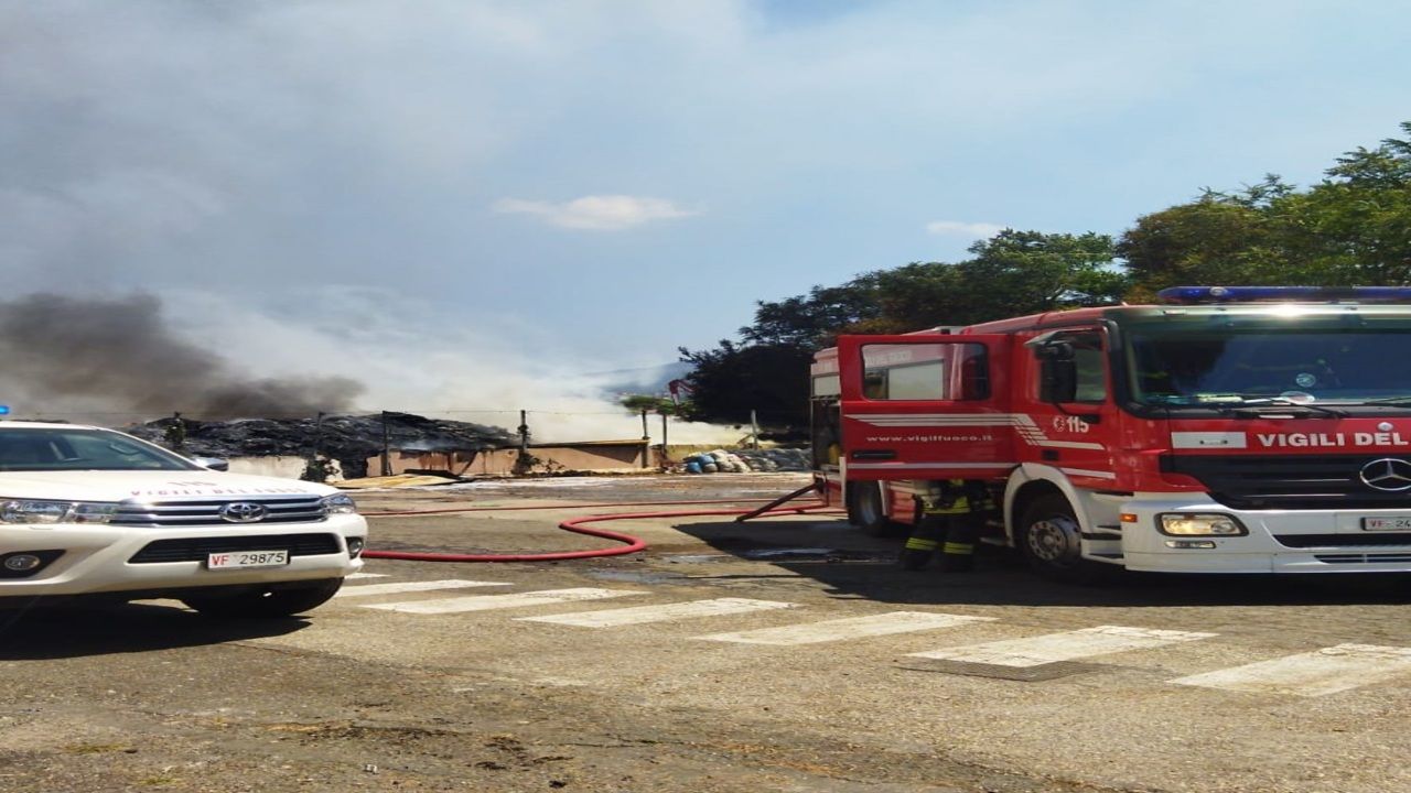 Incendio Ciampino