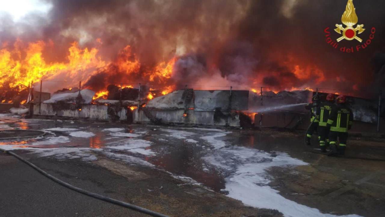 Incendio ciampino