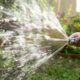 Innaffiare giardino