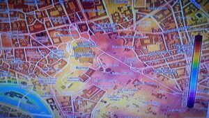 Le zone più calde e più fresche della Capitale secondo un mappa interattiva del portale MeteoBlue. I parchi sono più freschi