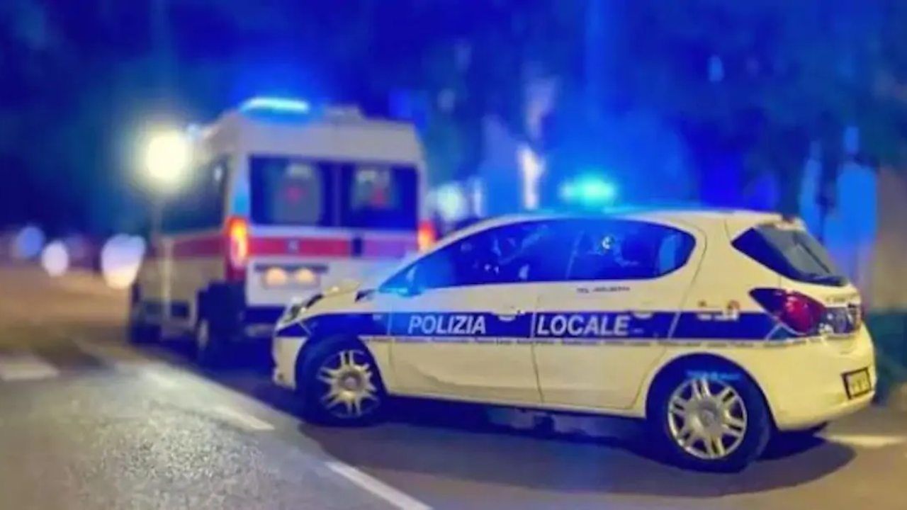 Incidente ieri sera in via di Baccanello. Intervento ambulanza e polizia locale
