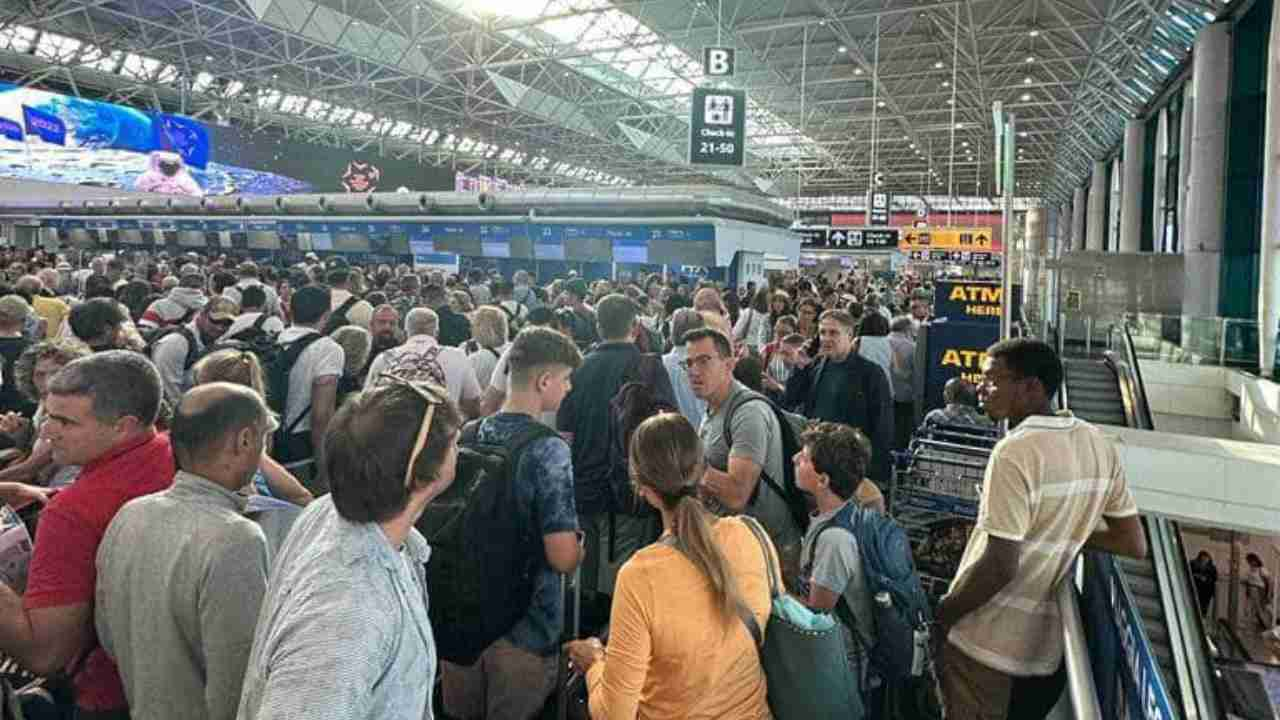 Ressa all'Aeroporto di Fiumicino