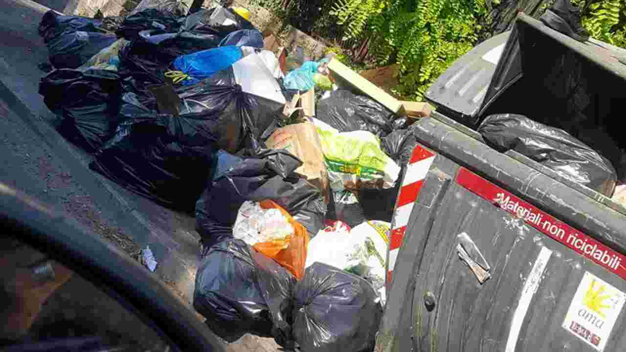 Non si placa, purtroppo, l'emergenza rifiuti a Roma.