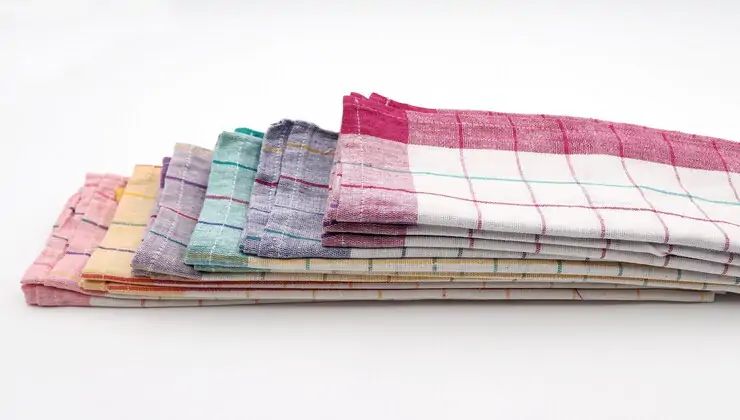 Linnkyfloa Set di 6 strofinacci da cucina in spugna di cotone