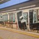 Treno vandalizzato sulla MetroMare di Cotral alla stazione San Paolo