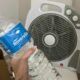 Ventilatore e bottiglia