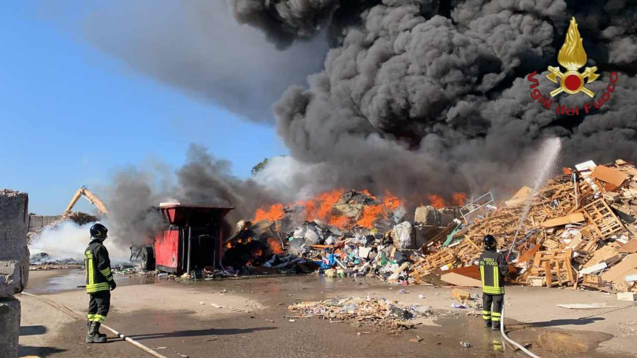 Incendio ciampino