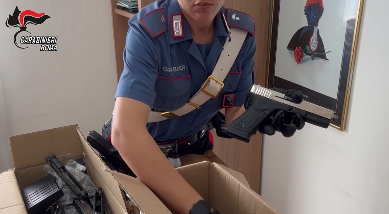 Armi trovate dai carabinieri