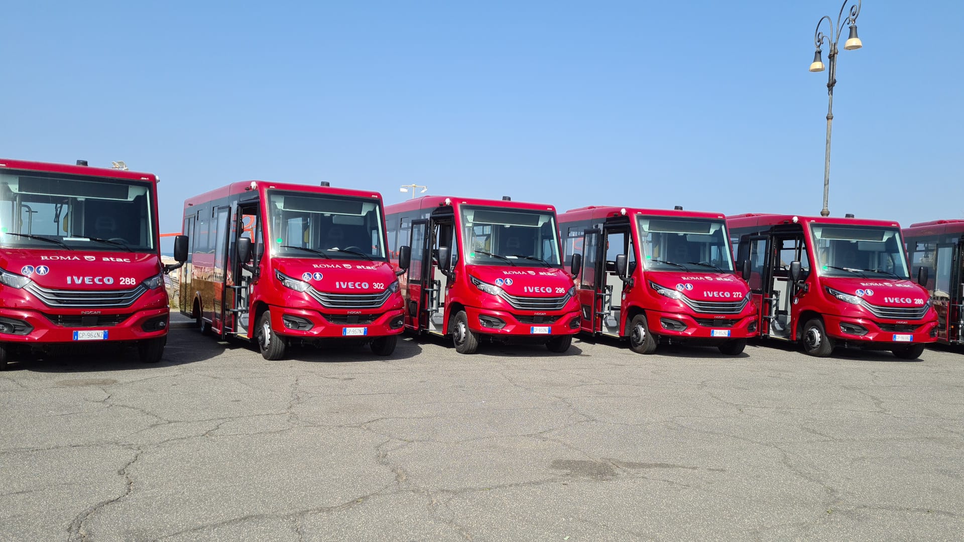 nuovi autobus elettrici atac a ostia