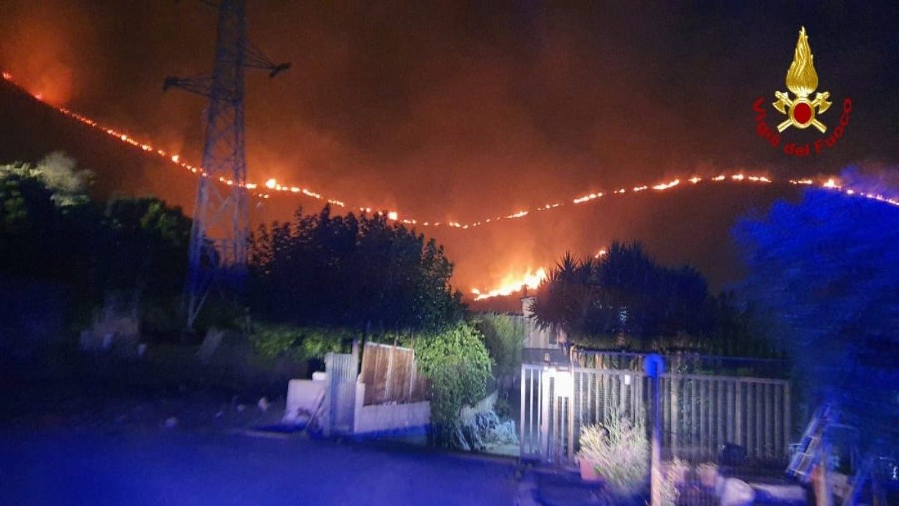 Incendio Gaeta