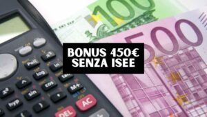 Bonus 450 euro
